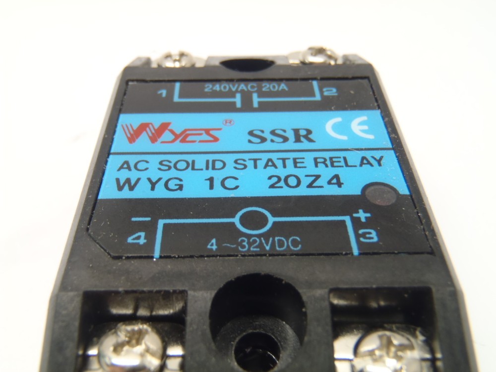 Wyes SSR WYG 1C 20Z4 Solid State Relay 240VAC