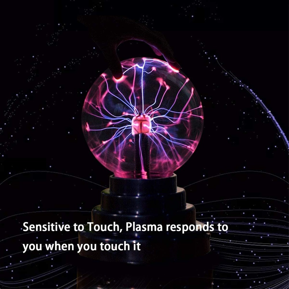 Plasma Ball/Light/Lamp, Static Electricity Globe Electric Lightning Ball