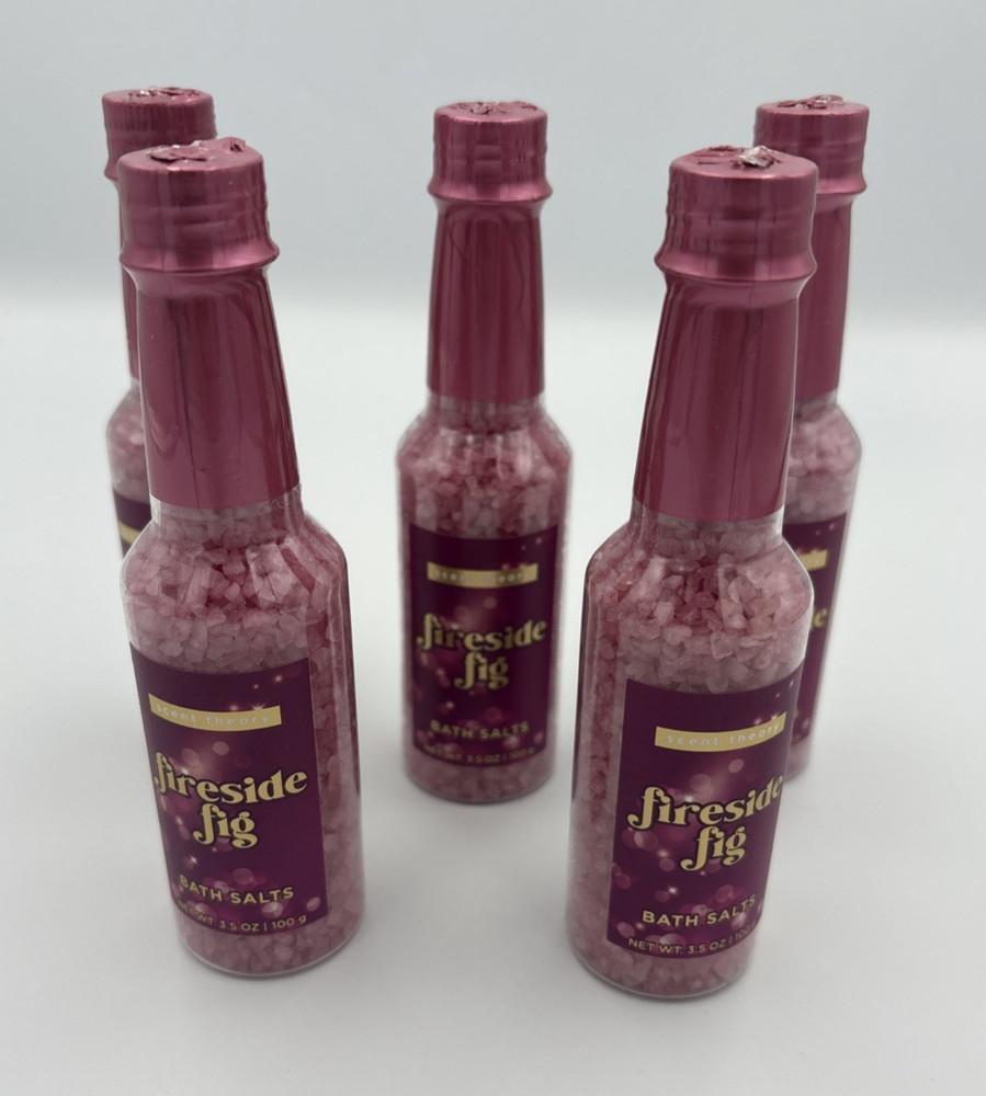 5 Fireside Fig Bath Salt 3.5 oz each