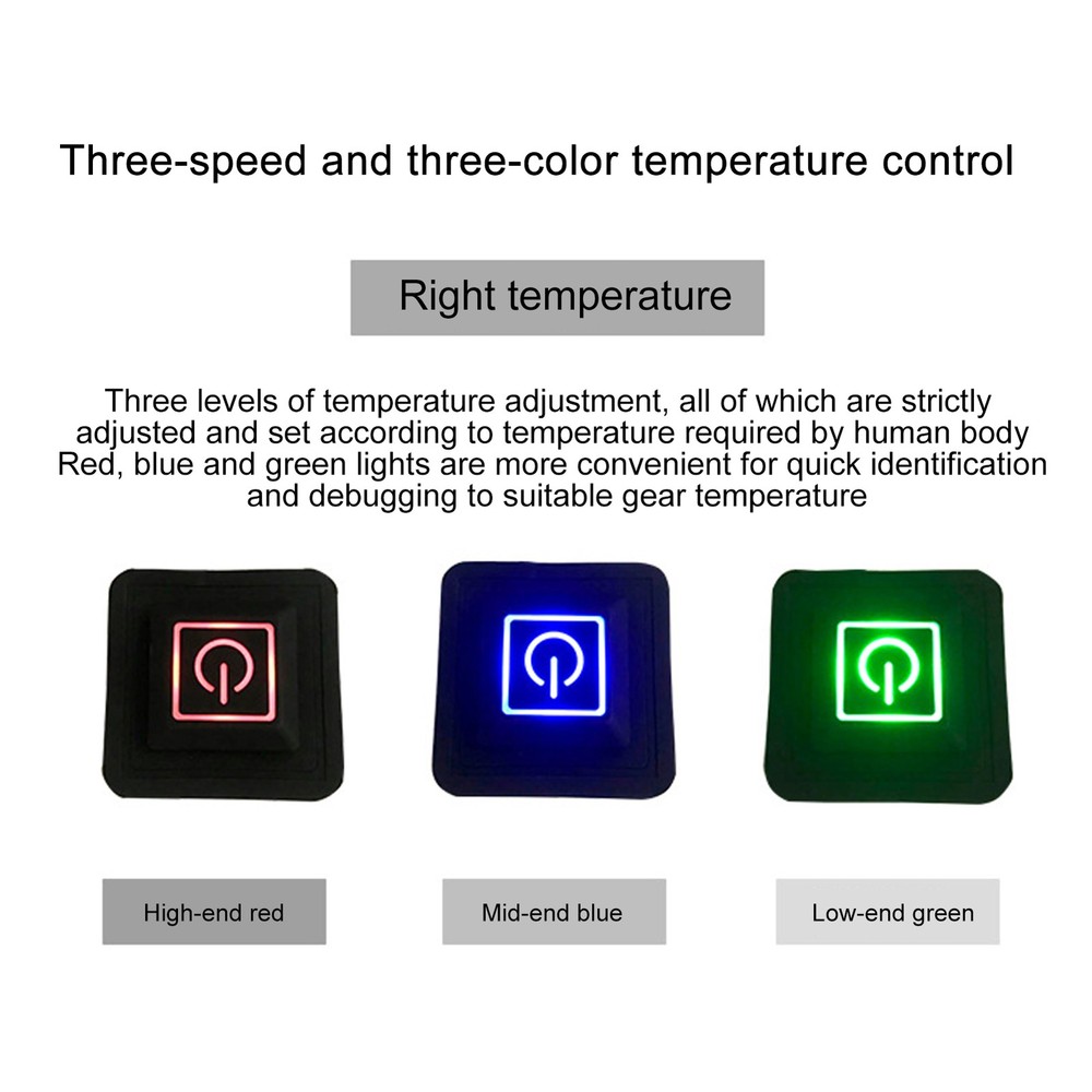 Temperature Adjustable Electric Heating Sheet USB Heating Pad For Clothes Vest