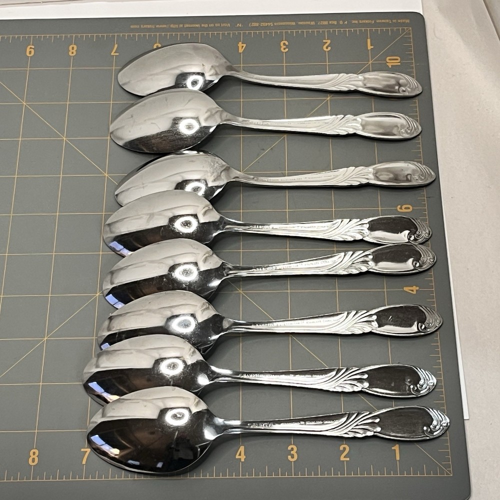 28 PIECES Hampton Silversmiths Stainless Flatware Danube Pattern fork spoon SL