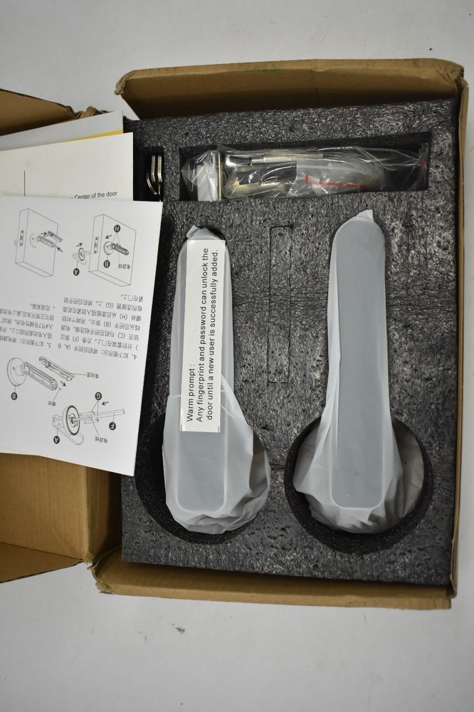 OFFTV Fingerprint Door Lock Smart Code Biometric Security w Passcode Keypad