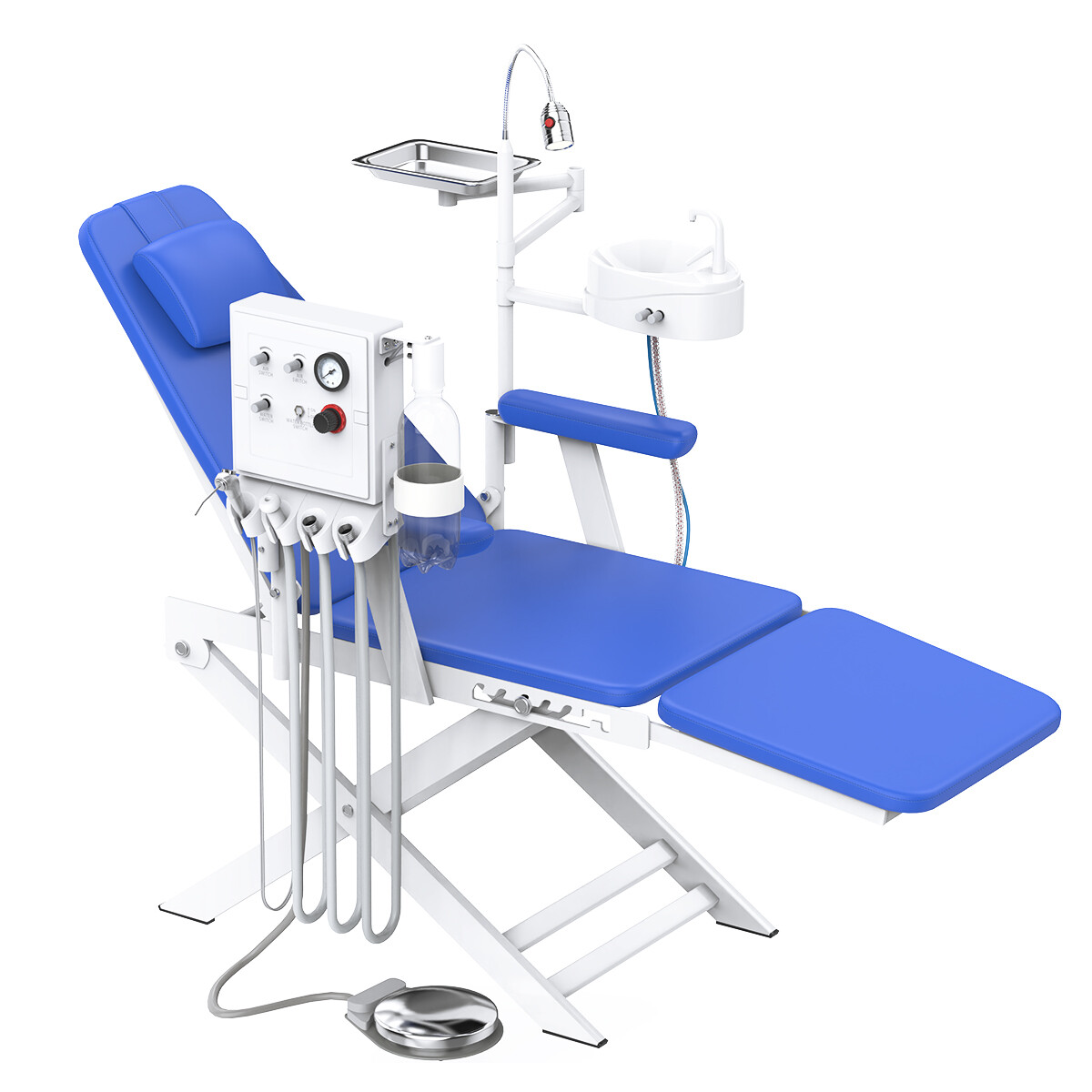 Portable Dental Unit System with Compressor suction system/Folding Chair+Turbine