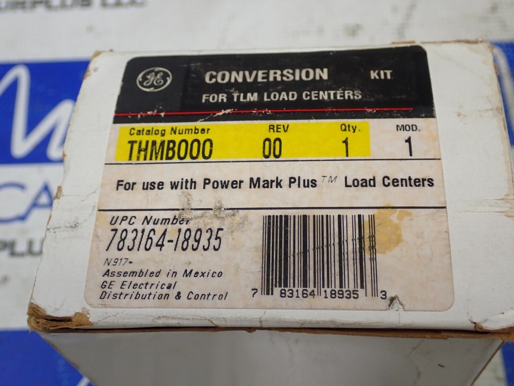 GE THMB000 Conversion for TLM Load Center USE W PowerMark Plus