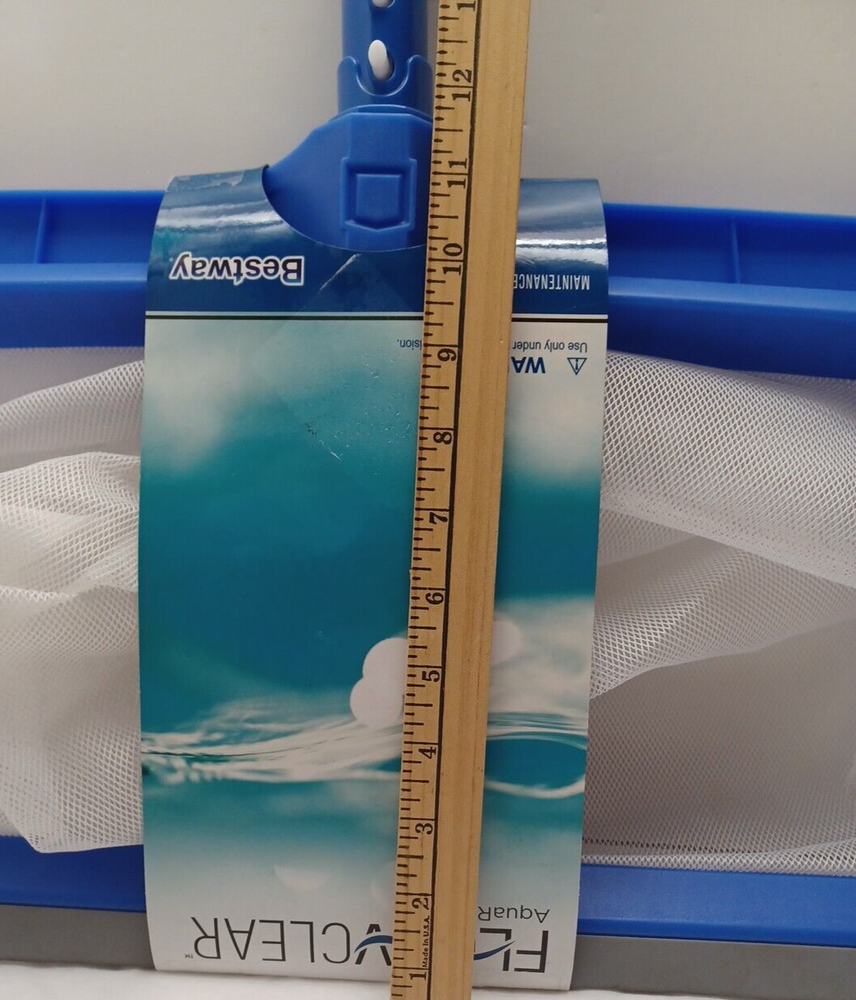 Flowclear AquaRake Pool Leaf Skimmer with Mesh Netting 20" x 9"