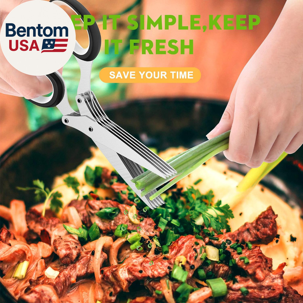 Fun Unique Kitchen Gadgets: Herb Scissors Set - Updated 2025 Cool Kitchen Tools