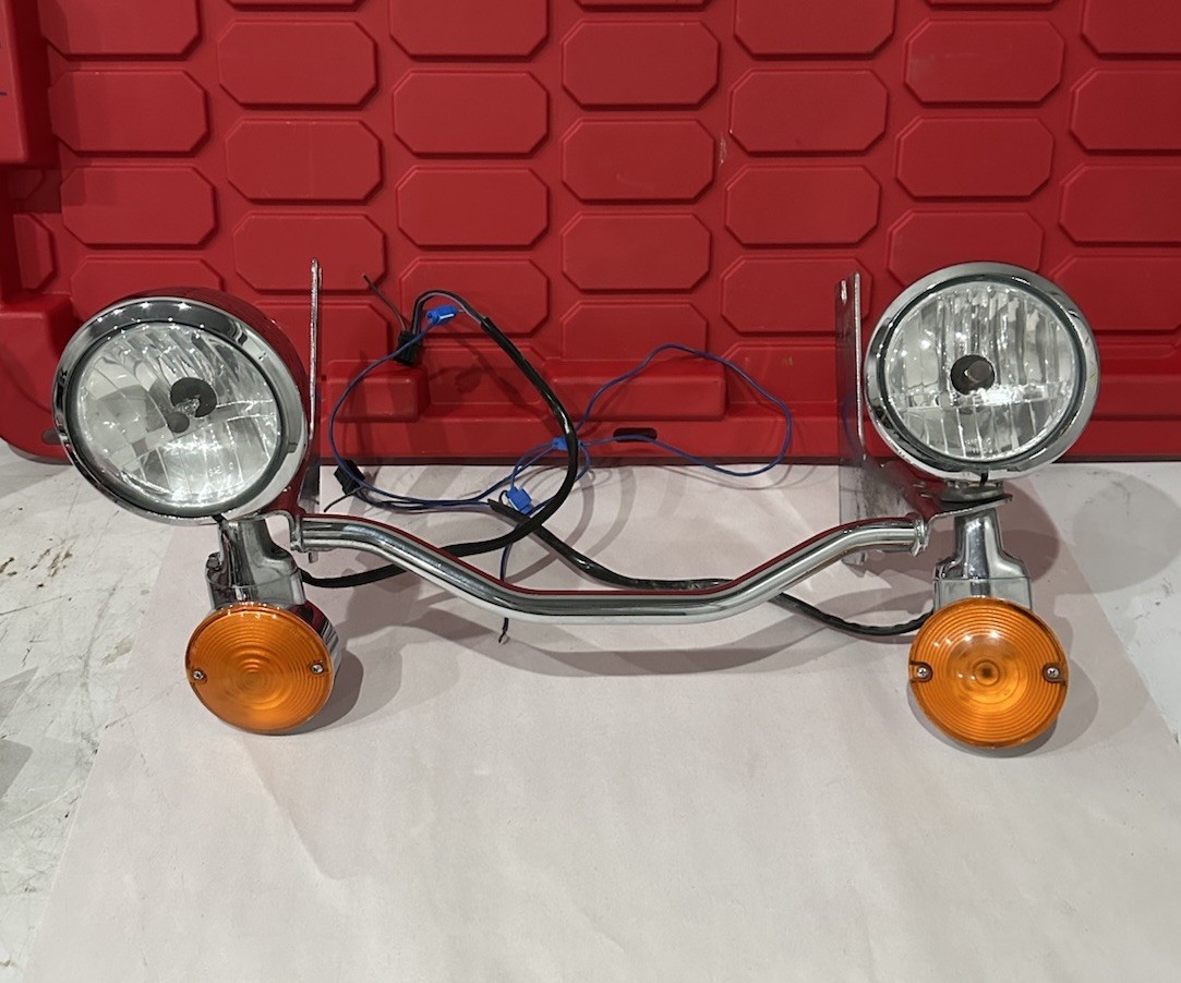 08-13 Harley Davidson Touring Road King & Electra Glide Fog Auxiliary Light Bar