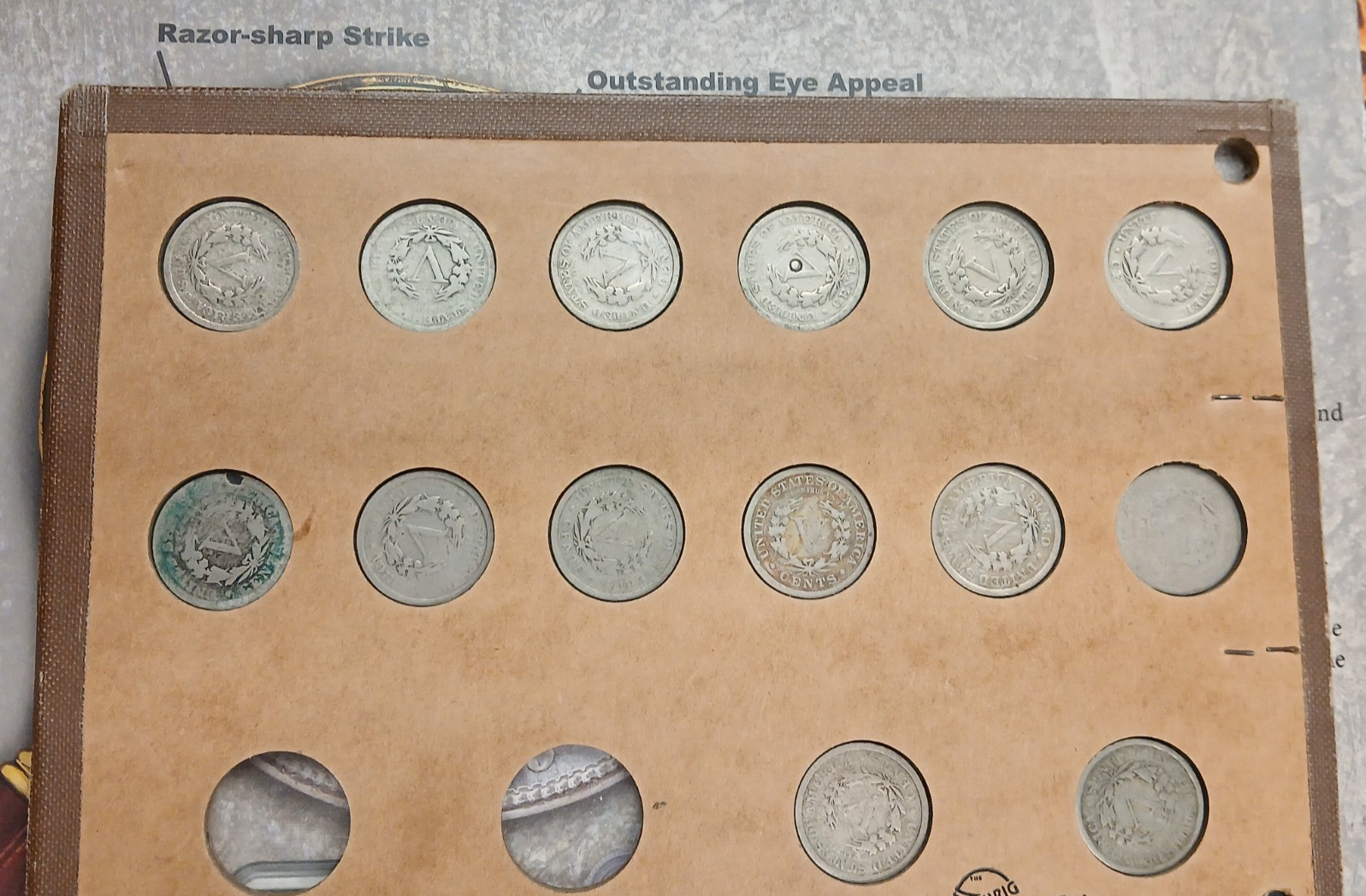 United States Liberty Head V nickels 1899-1912 lot of 14 coins T-262