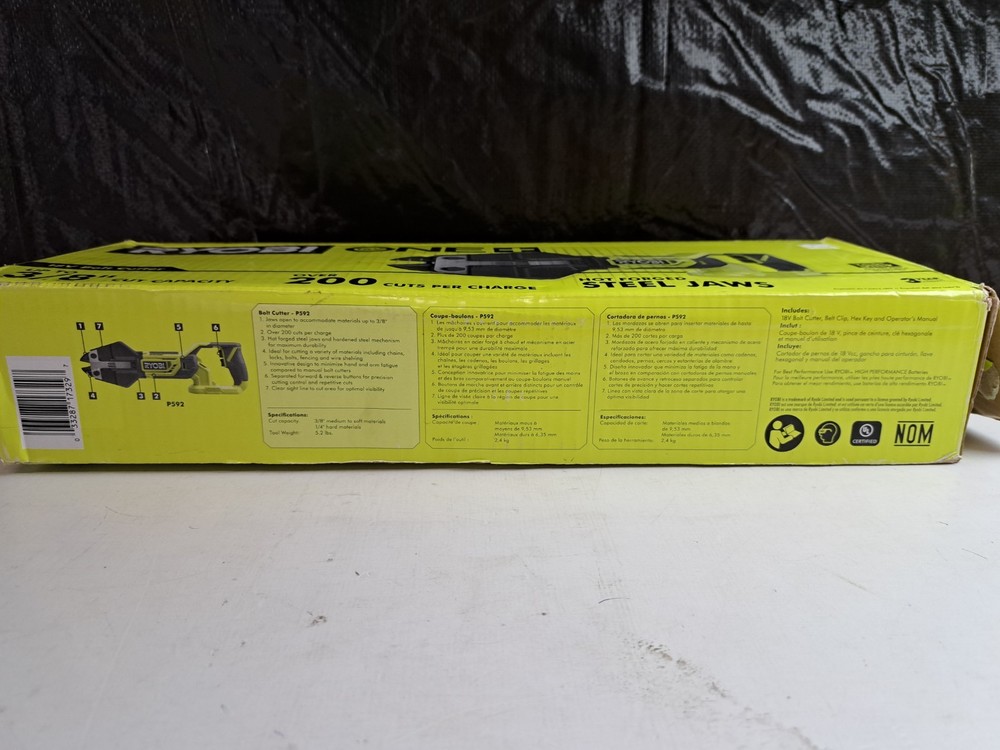 RYOBI 18V ONE+ Bolt Cutters P592 (Tool Only)