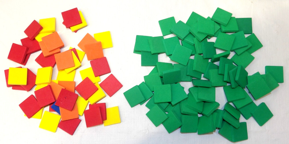 Math Manipulatives• Foam• 1700+ Pcs.• Various Math Sets w/ Extra Pieces!•