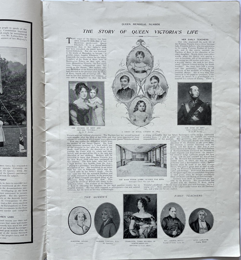 1901 Black & White Queen Memorial Number (AB)