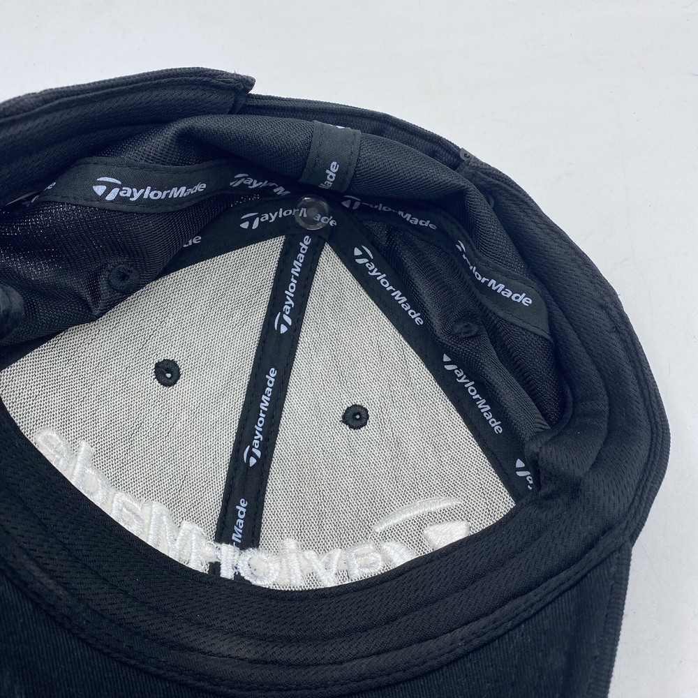 TaylorMade SLDR Tour Preferred Black Strapback Adjustable Golf Hat