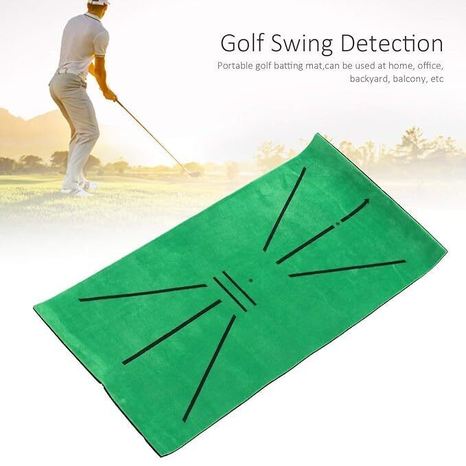 Golf Swing Training Mat ? Portable, Wearproof Mat for Posture & Swing Correction