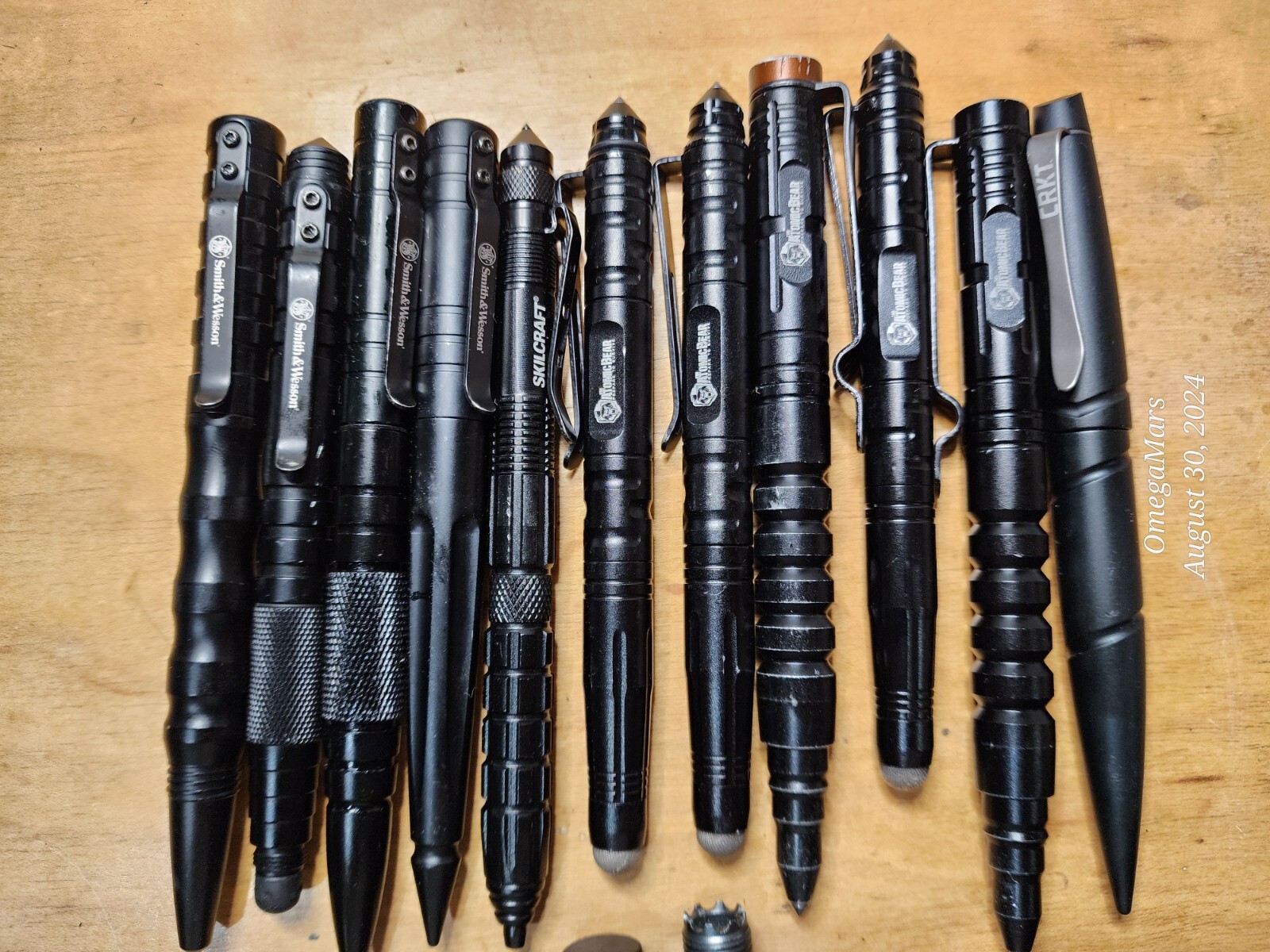 Military Tactical Pen set, emergency glass breaker, x3 a order. Bundle /lot of 3