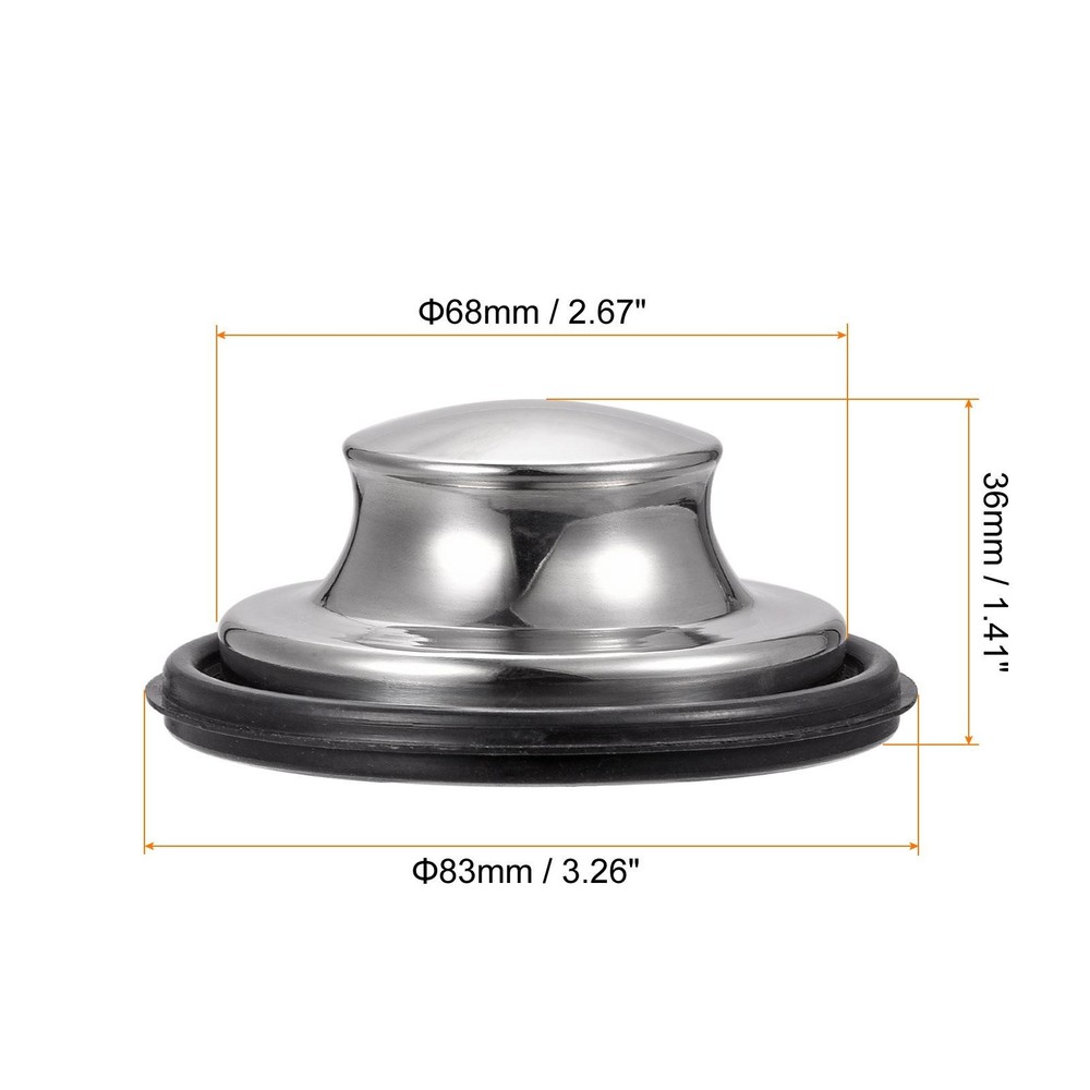 Kitchen Sink Garbage Cap Disposal Exhaust Cap Replacement 3.38"