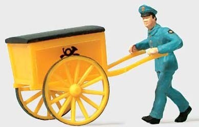 Preiser 28083 HO Scale Individual Figures, Working People Post Office