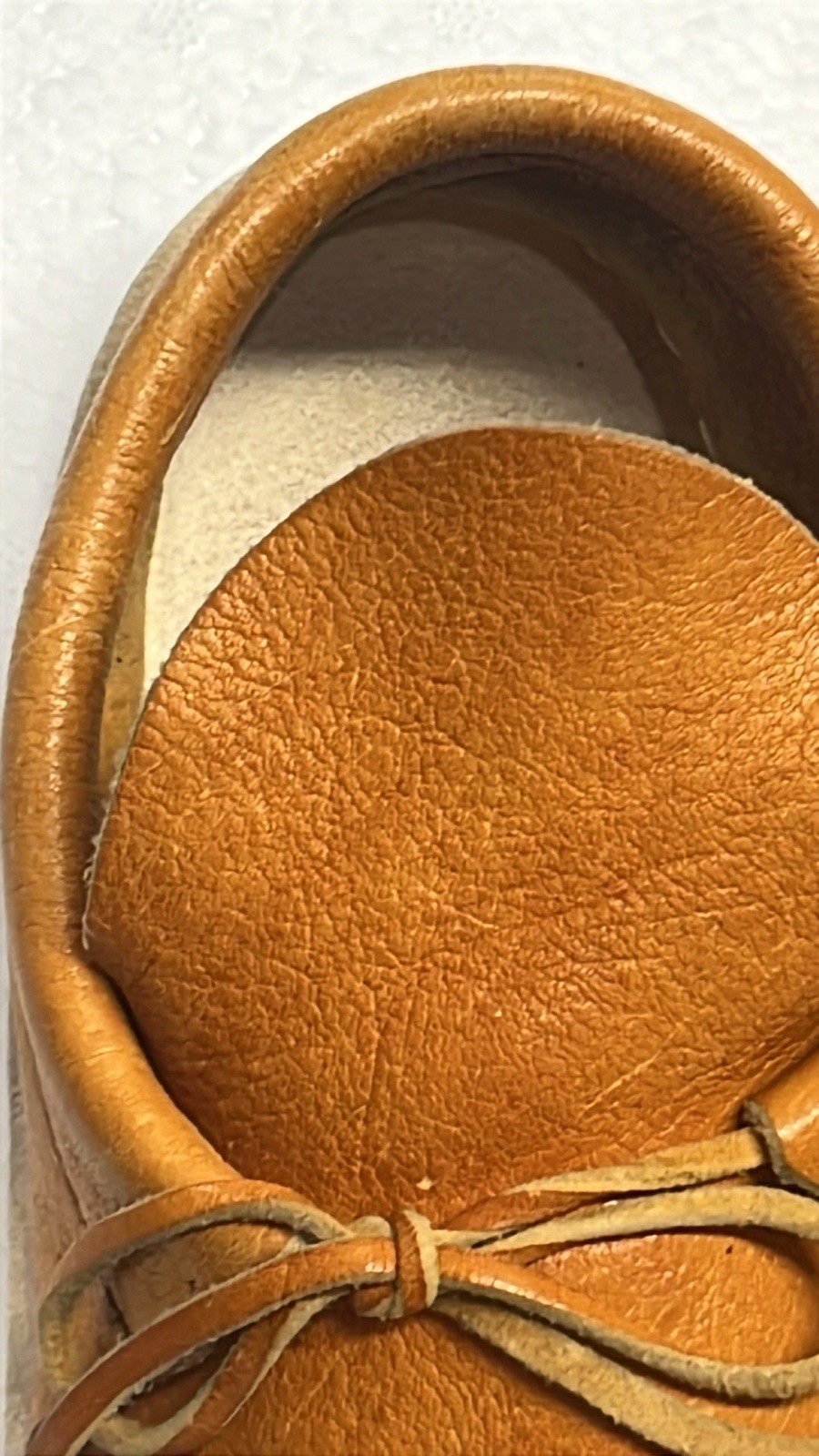 Original Kaibab Mocassins Traditional Navajo Leather Lace No Size 9.5” Length