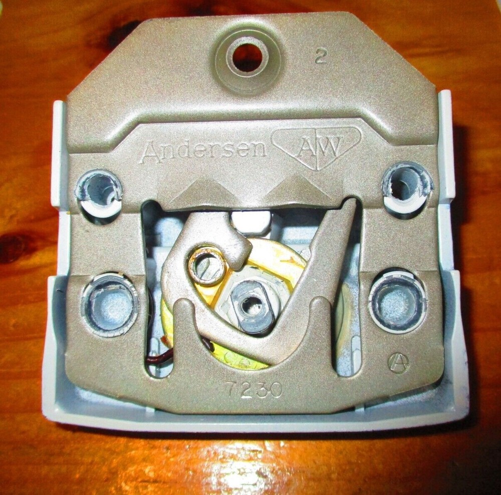 Amerock Andersen 7230 Casement Window Off White Sash Lock Right Hand Hex Insert