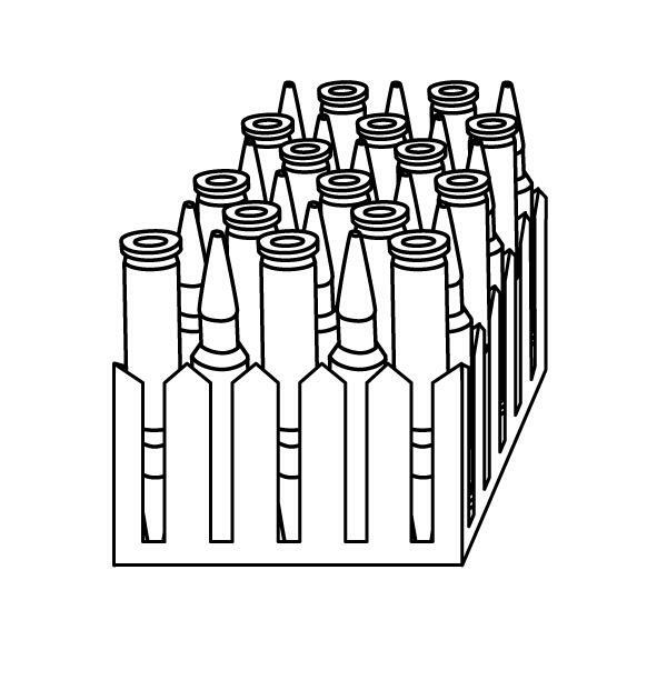 REPACKBOX Fast Loading Tray: 5.56 X 45 for REPACKBOX Ammo Boxes
