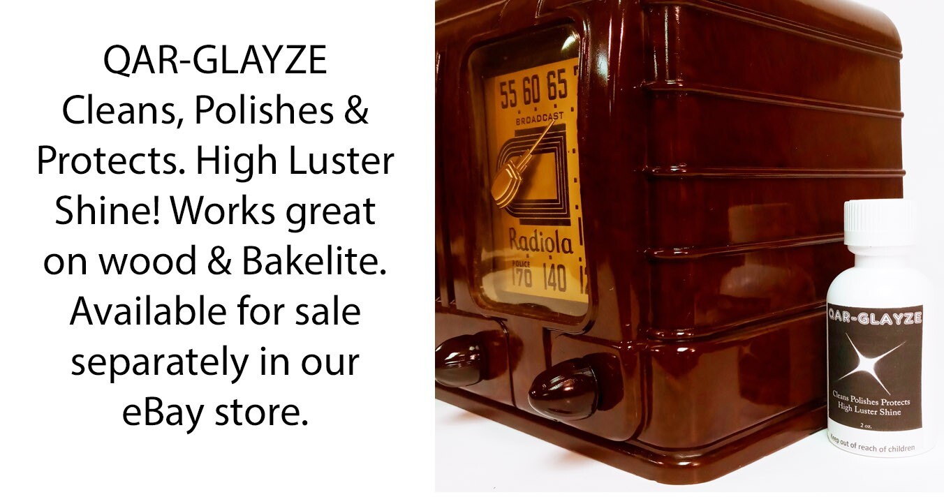 Bakelite Polish & Wood Polish- High Luster Shine, Cleans & Protects! 2oz