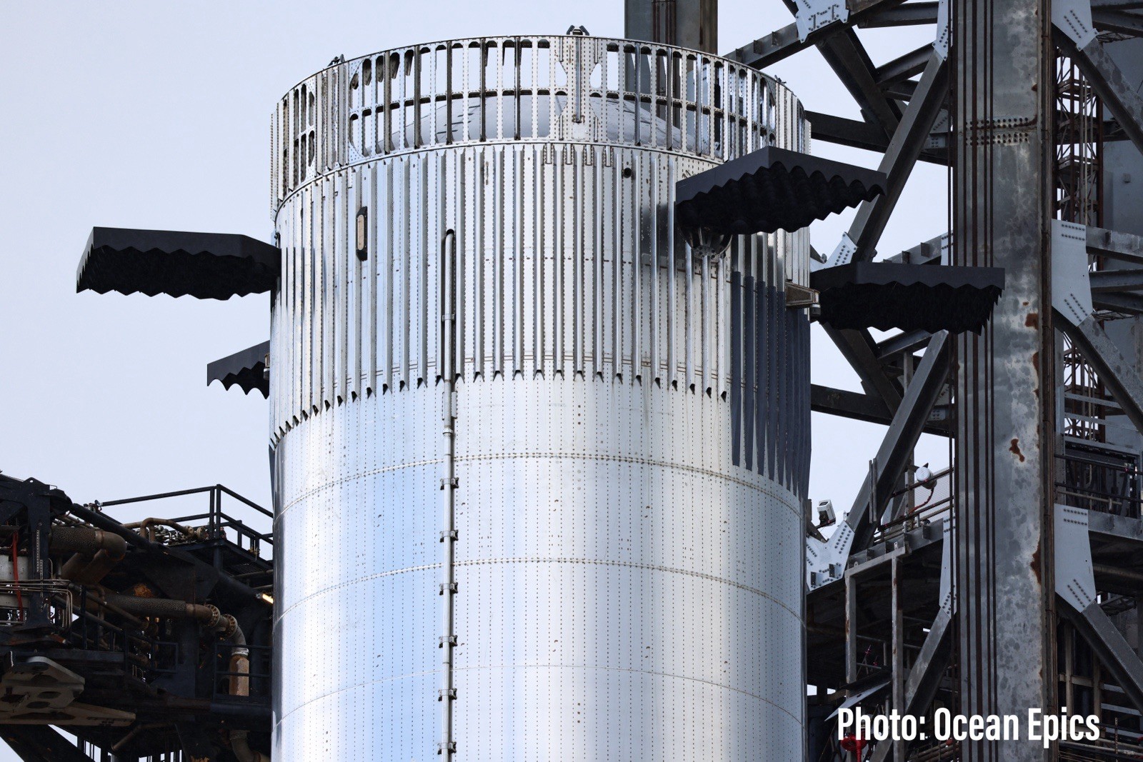 SpaceX Starship Flight 10 Super Heavy Booster Blue Ablative Relic Cork & Patch