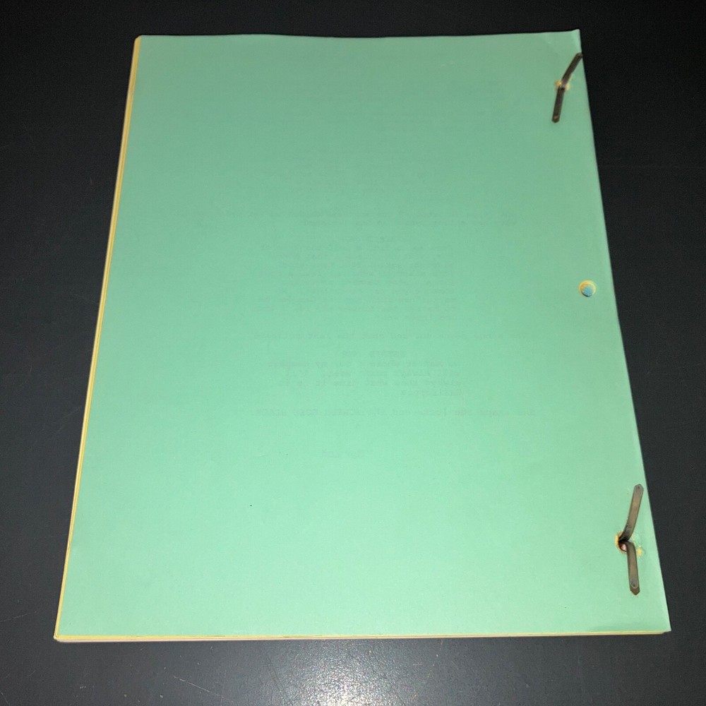 WHITE OLEANDER (4/21/01) Lohman/Pfeiffer/Wright / Kaminsky Rainbow Draft +COA!