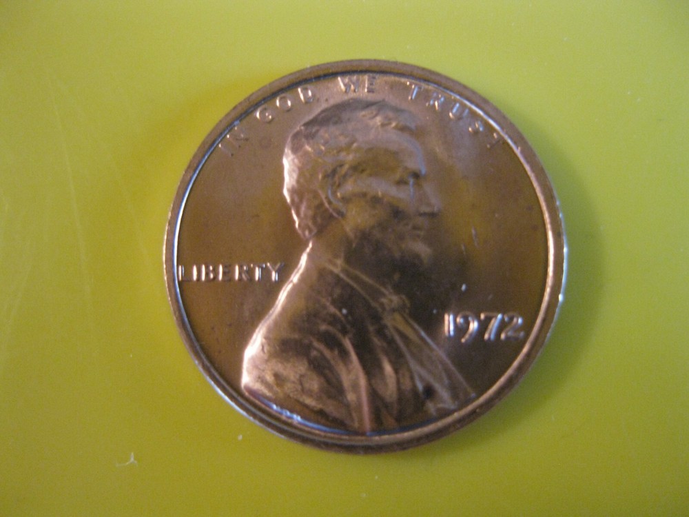 1972 Lincoln Memorial Cent Ch/Gem BU!
