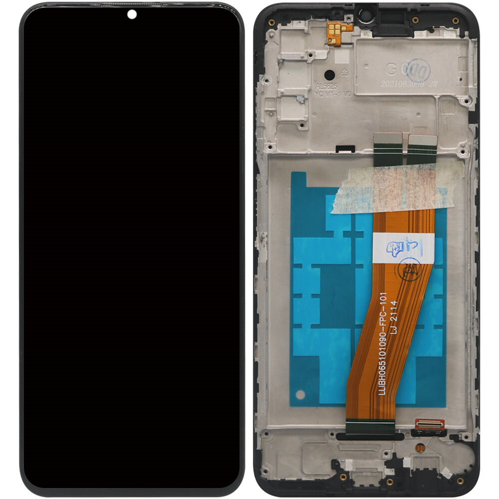 For Samsung A03S SM-A037F/A037M LCD Display Touch Screen Digitizer Frame Replace