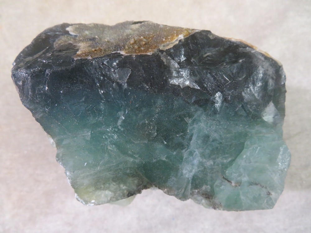 8 pound 8 ounce Multi Colored Fluorite Cutting Rough Durango Mexico