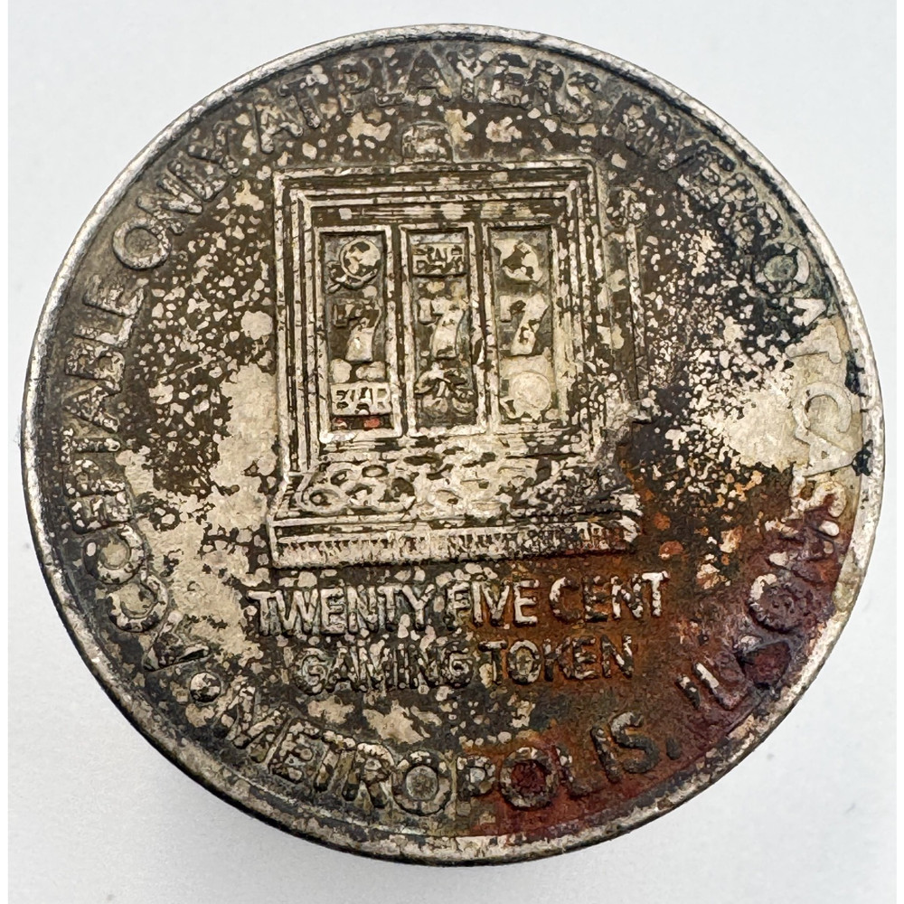 25 Cent Riverboat Casino Gaming Token
