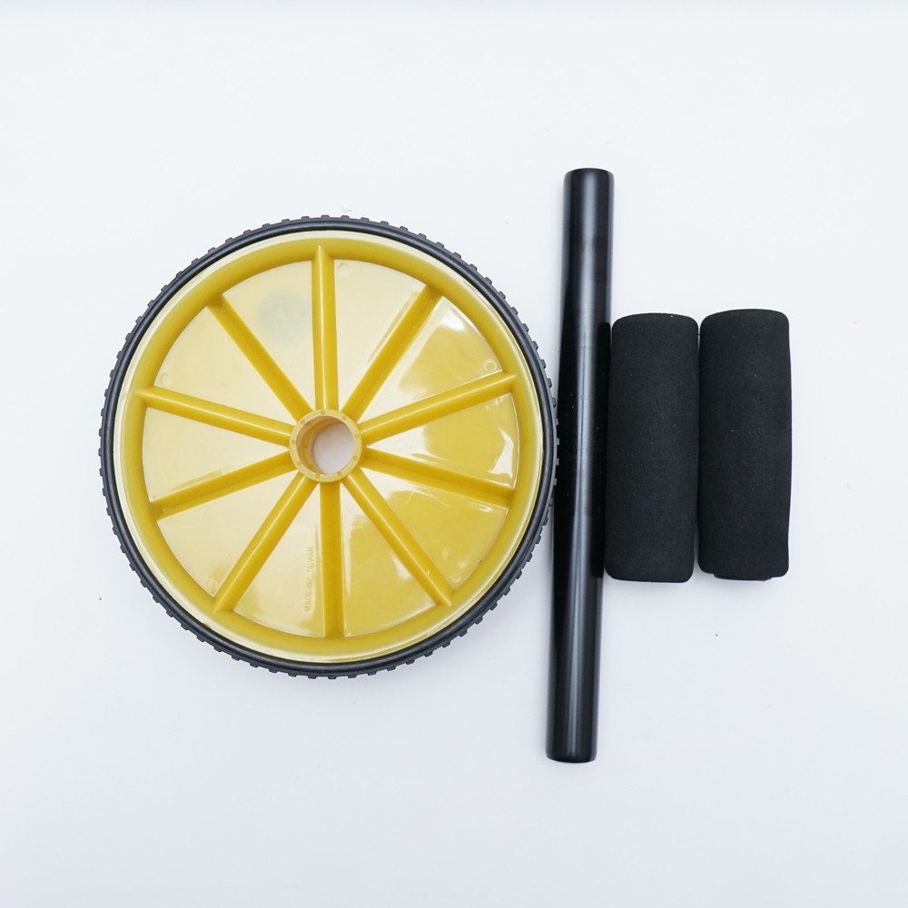Black & Yellow Ab Roller Wheel