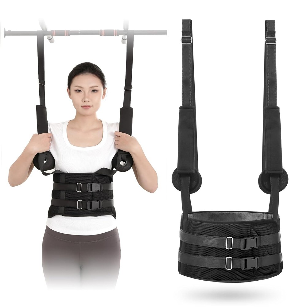 Back Stretcher, Lumbar Traction Device, Spinal decompression device for pain