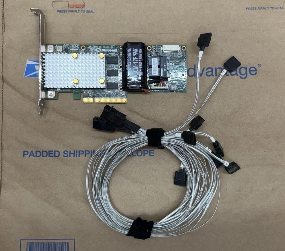 Adaptec / Microchip SmartRAID 3162-8i - 12G SAS/SATA PCIe Gen 3 RAID Adapter