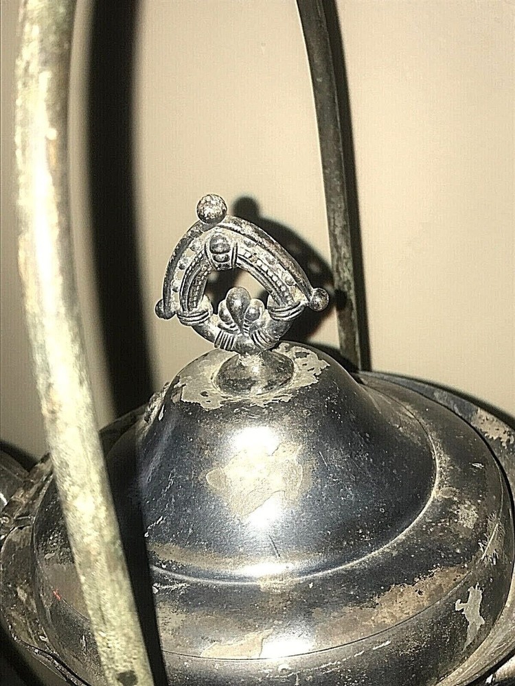 Antique Victorian Era Hartford Silver Plate Water Server