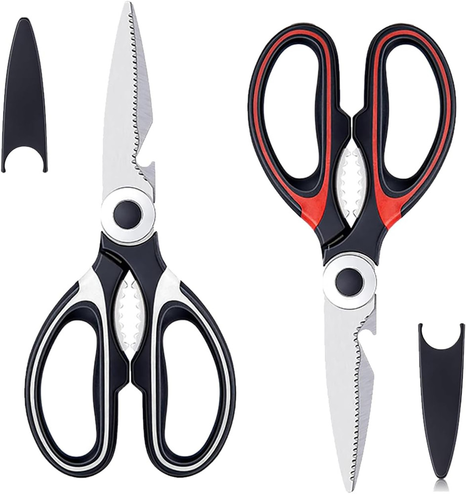 Kitchen Shears,Multifunctional Heavy Duty Kitchen Scissors - Ultra Sharp Stainle