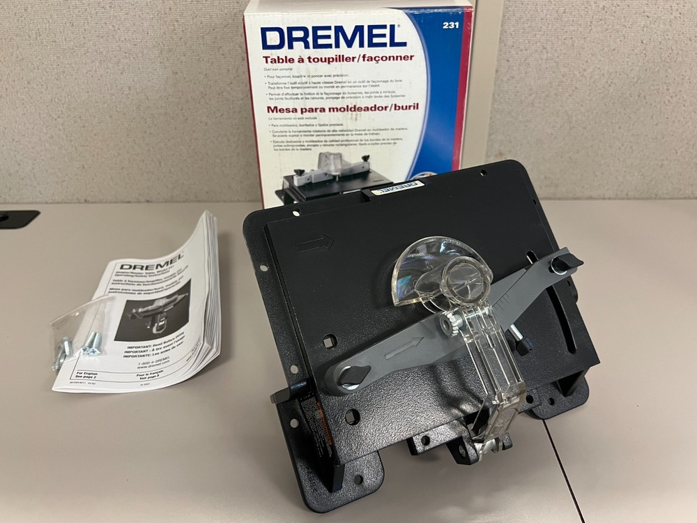 Dremel Shaper/Router Table Model 231 - Excellent Condition - Unused - Open Box