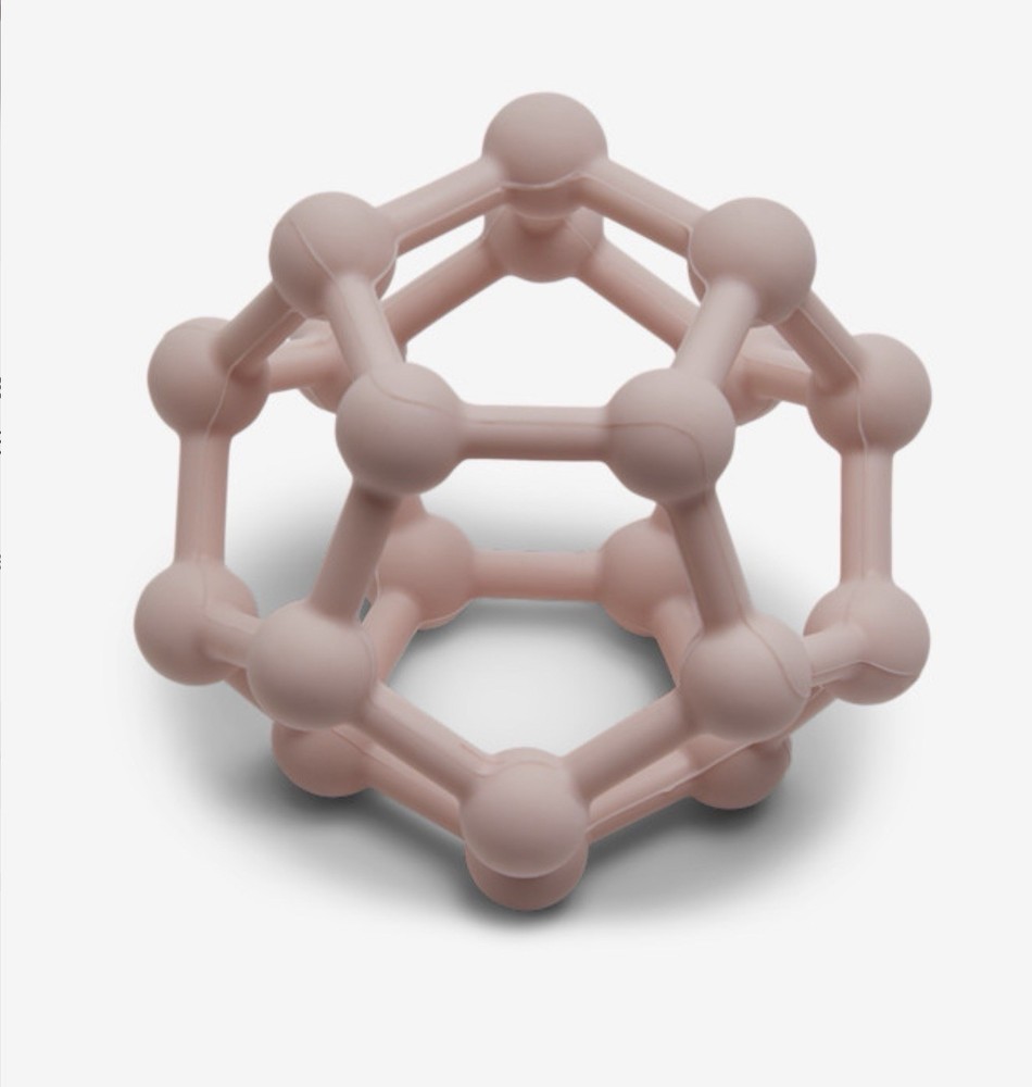 AEIOU ATOM SILICONE TEETHER TOY PETAL