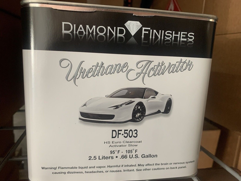 Diamond 2:1 DF-2500 Euro Auto Clear Coat Kit 7.5 Liter High Solid High Gloss