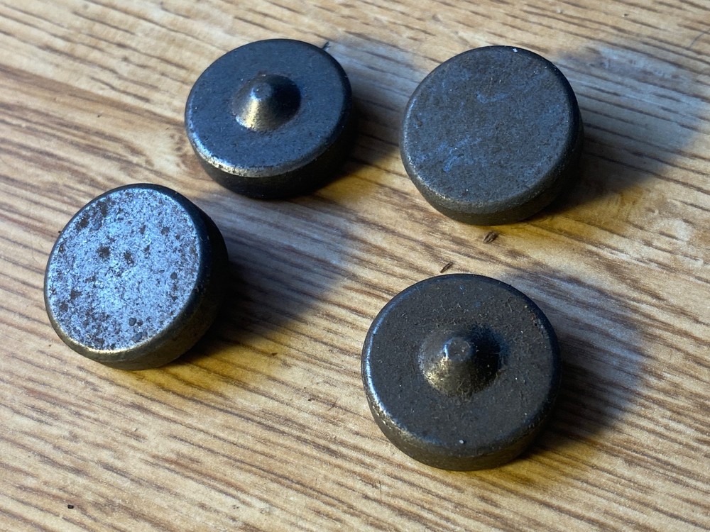 Set/4 File Cabinet uncaged Rollers by ???