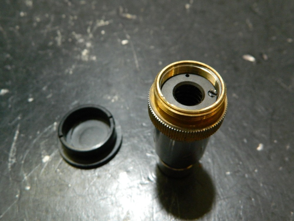 Vintage Microplan 20x / .5 Microscope Objective Lens V4176 Excellent