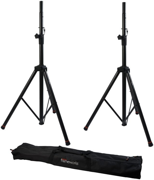 Gator Frameworks Aluminum Speaker Stands w/ Bag