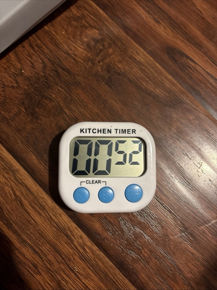 Large LCD Digital Kitchen Cooking Timer Count Down Up Clock Loud Alarm Magnetic