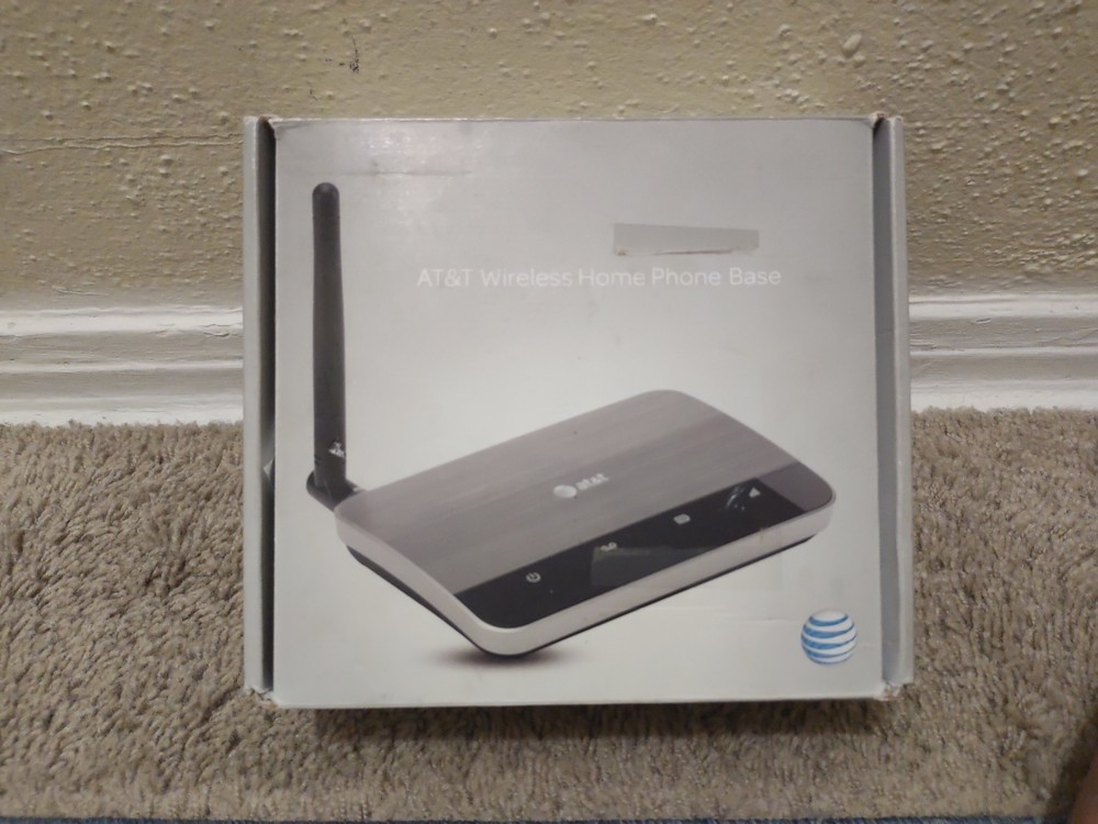 AT&T Wireless Home Phone Base Model WF720 (Black), Complete & Working, VCG