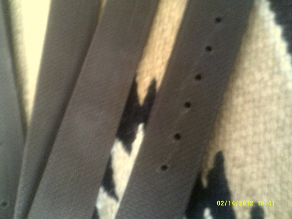 Tie Strap & Off Billet Double Thick Brown
