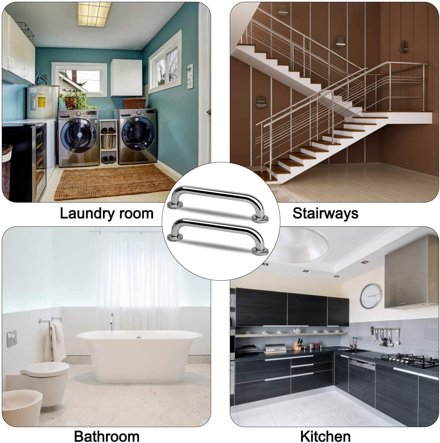 LOT Commercial Grab Bar Bath Bathroom Safety Handicap Stainless Steel Hand Rail