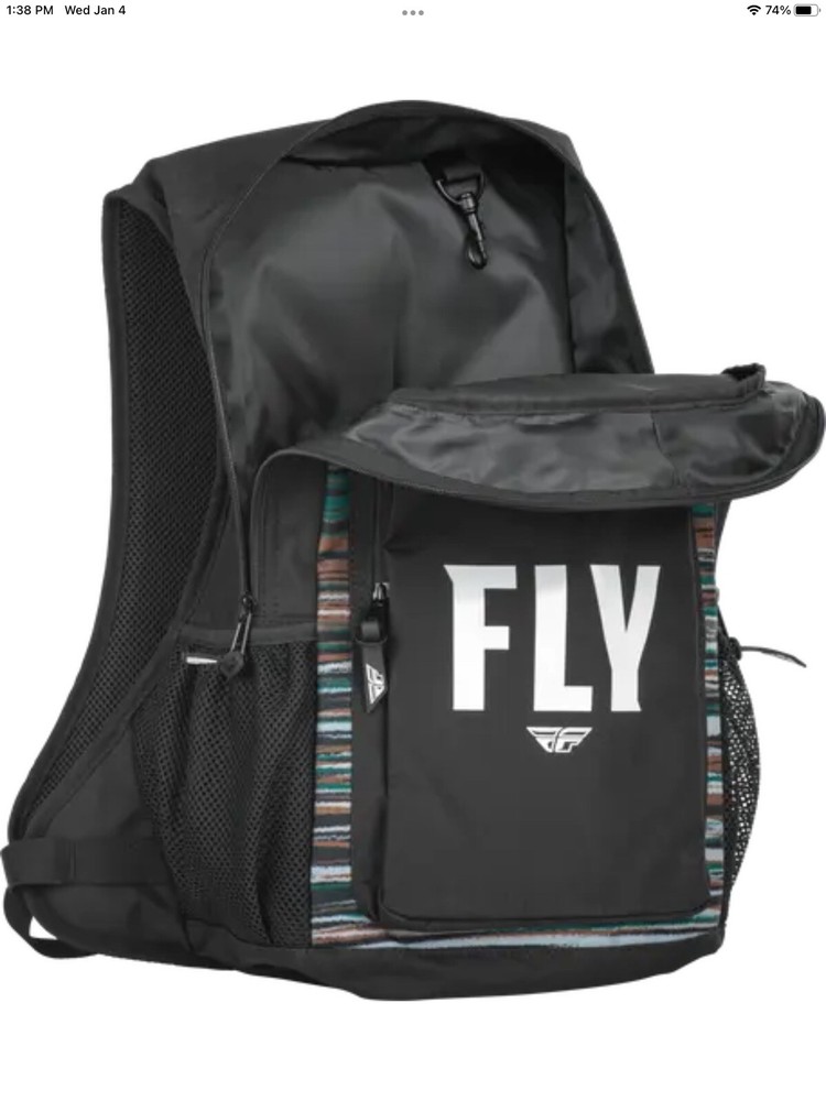 FLY RACING JUMP PACK BACKPACK - BLACK/RUM 28-5072