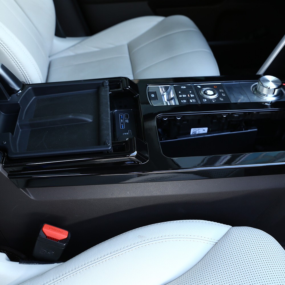 For Land Rover Discovery 5 2017-2020 Black Central Console Gear Shift Frame Trim