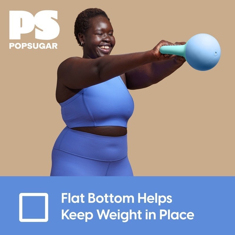 Durable 8lb Soft Shell Kettlebell W/ Comfortable Grip Strength Training New