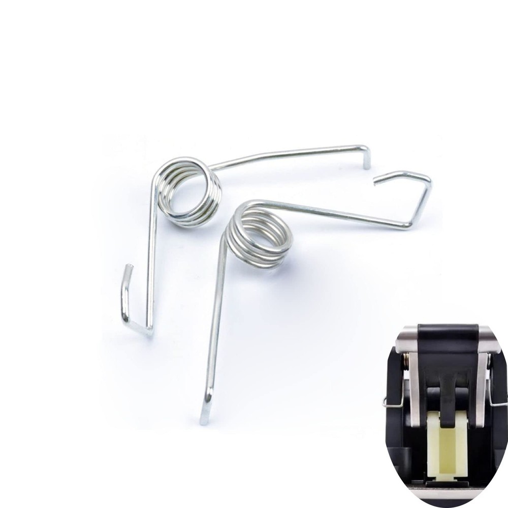 2 Pack Spin Mop Bucket Spring Replacement Right Left Side Rebound Silver