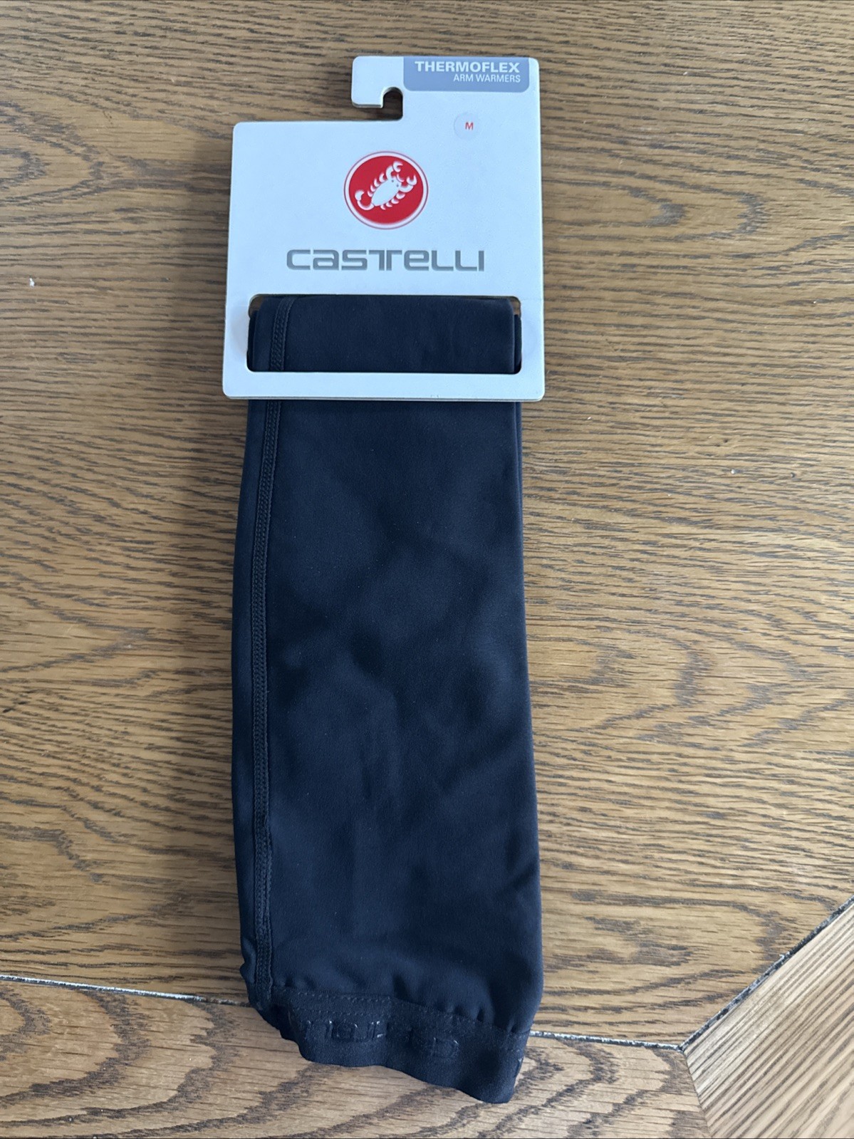 Castelli Thermoflex Arm Warmers Black Size- 1 Pair Size M